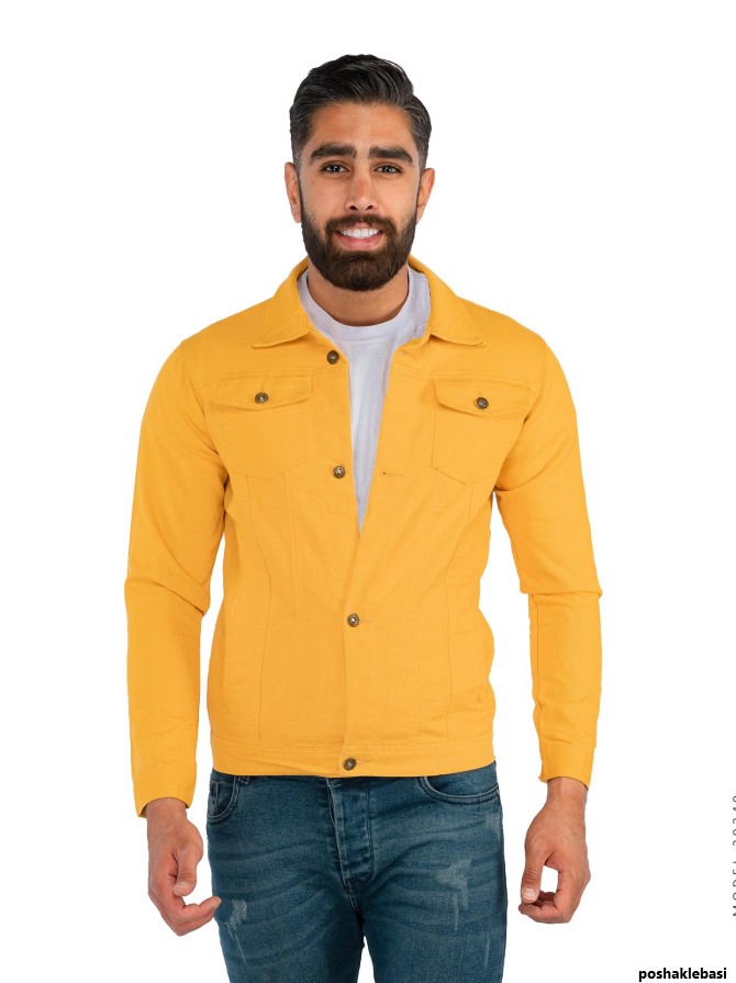 مدل کت و شلوار مردانه زرد