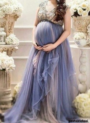 مدل لباس حاملگی مجلسی شیک