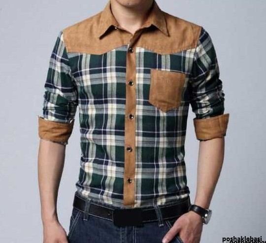 مدل پیراهن مردانه چهارخانه اسپرت