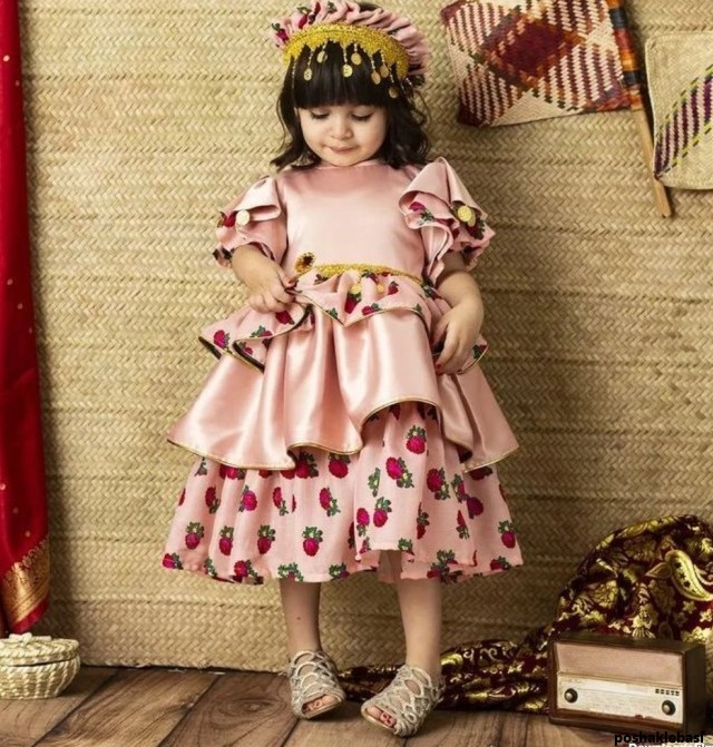 مدل لباس چین دار بچگانه