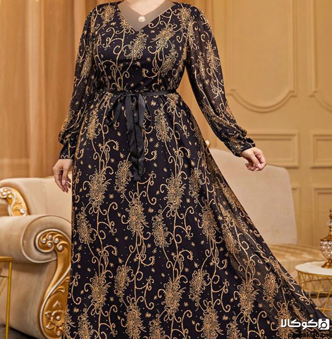 مدل لباس مجلسی زنانه گیپور دار