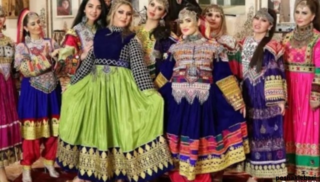 مدل لباس افغانی چرمه