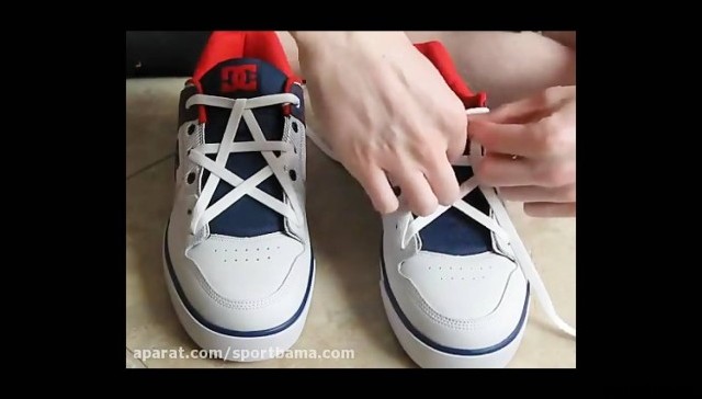 مدل بستن بند کفش ستاره