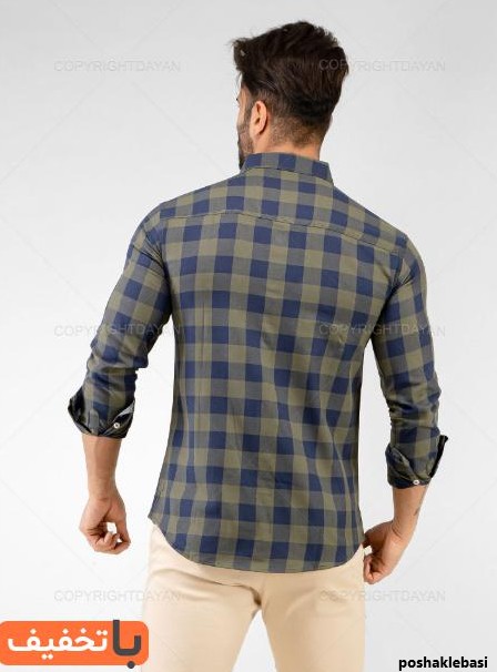 مدل پیراهن مردانه چهارخانه اسپرت