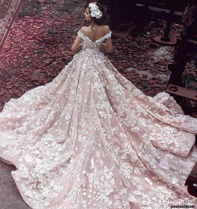 مدل دامن لباس عروس دخترانه