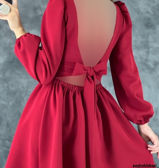 مدل لباس مجلسی عروسکی بلند در اینستاگرام
