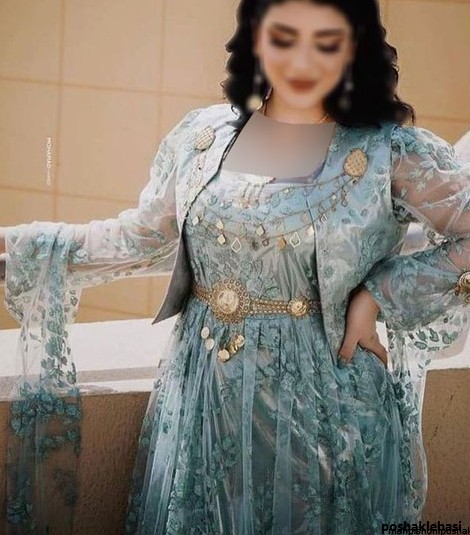 مدل لباس کردی دخترانه ساتن