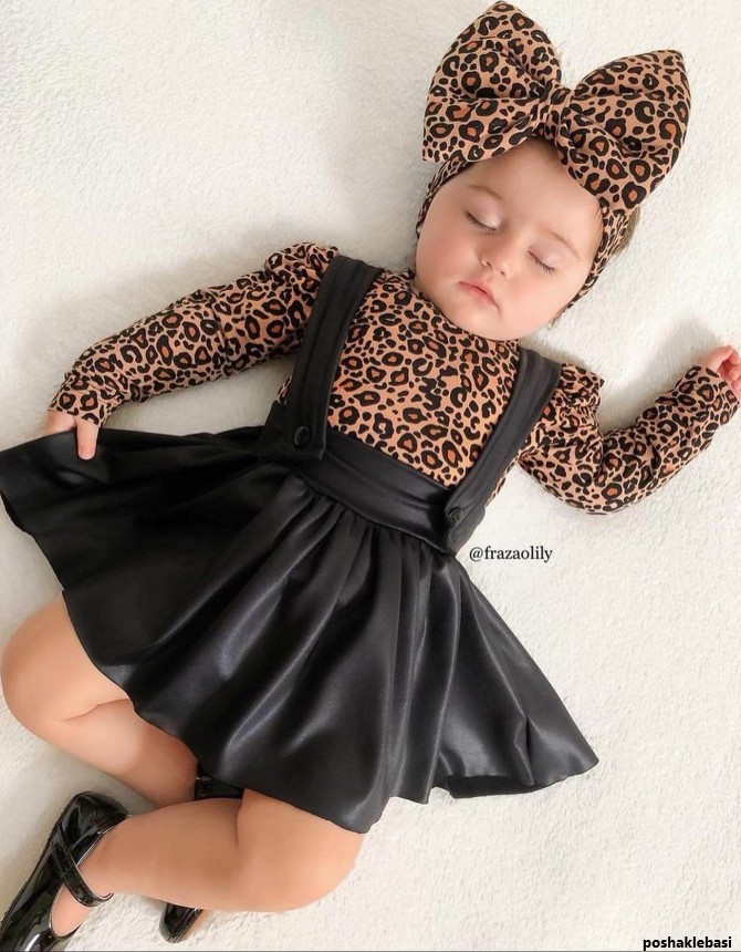 مدل لباس پلنگی کودک