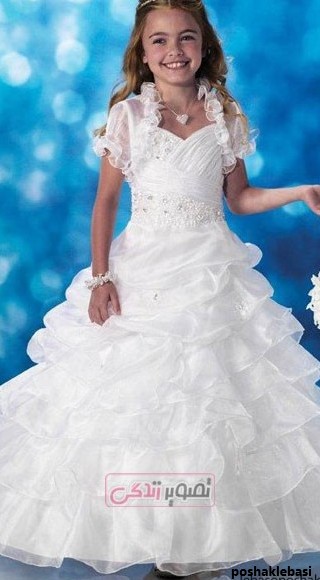 مدل لباس عروس بچه گانه شیک