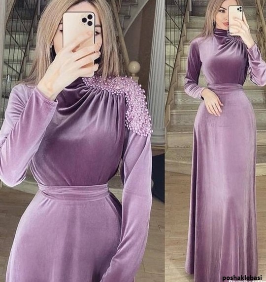 مدل لباس بلند جدید خانگی