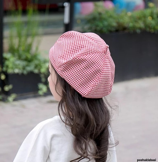 مدل کلاه پارچه ای دخترانه بچه گانه