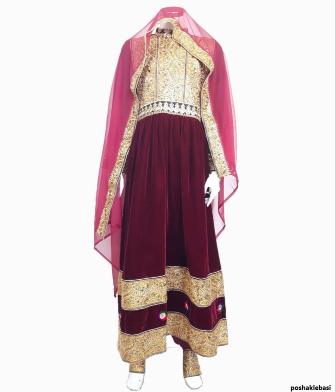 مدل لباس افغانی دو دامنه