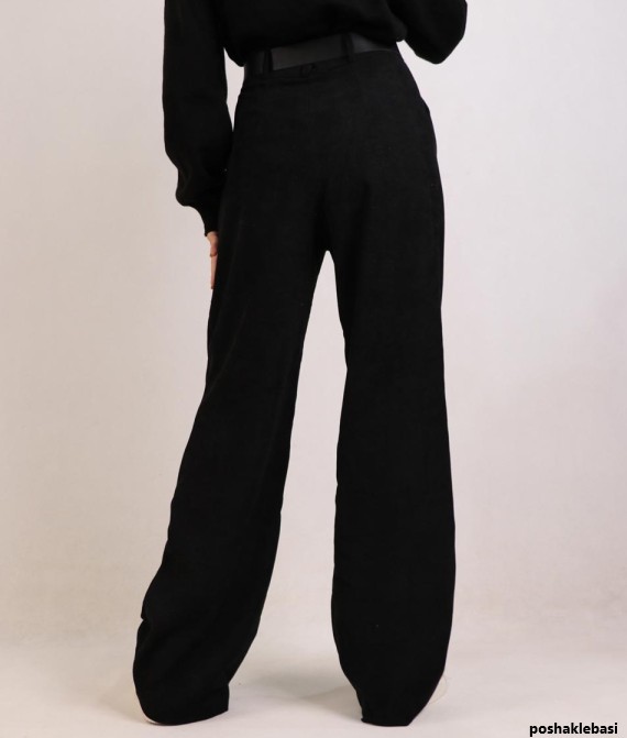 مدل کت و شلوار زنانه با پارچه مخمل کبریتی