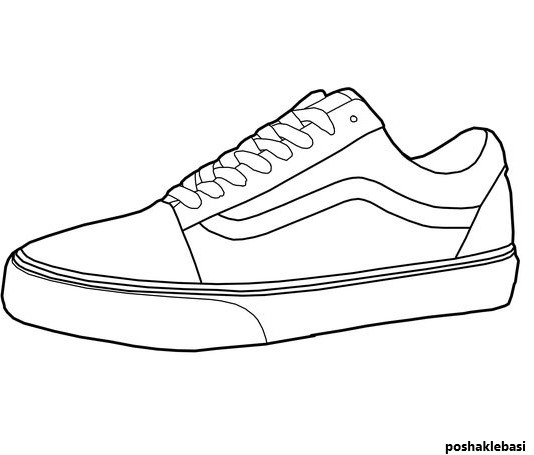 مدل کفش اسپرت نقاشی