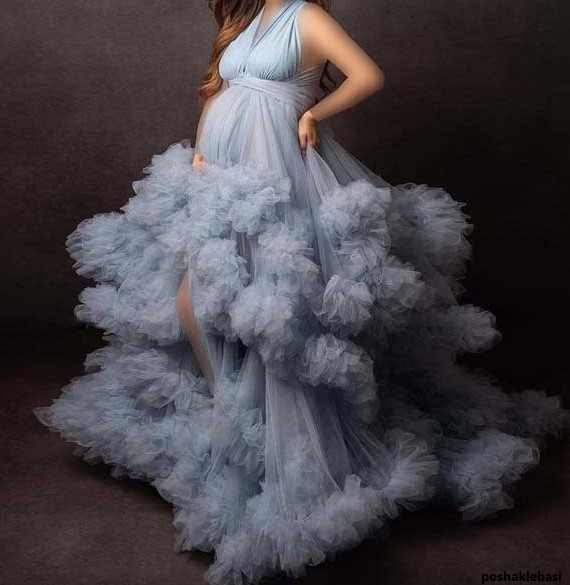 مدل لباس مجلسی لاکچری بارداری