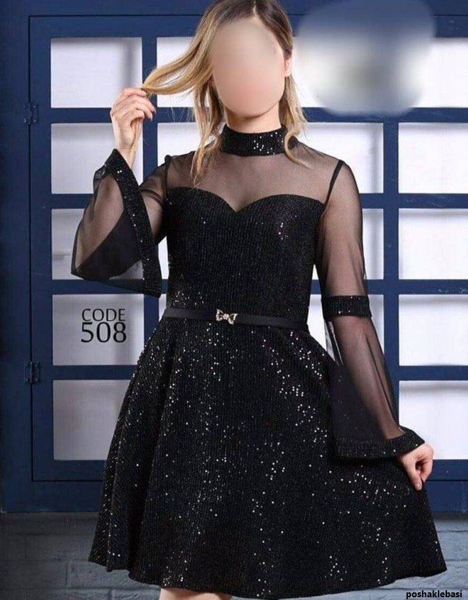 مدل لباس مجلسی زنانه کوتاه شیک