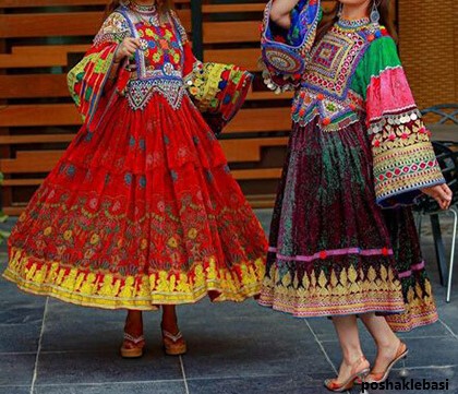 مدل لباس های دخترانه افغانی