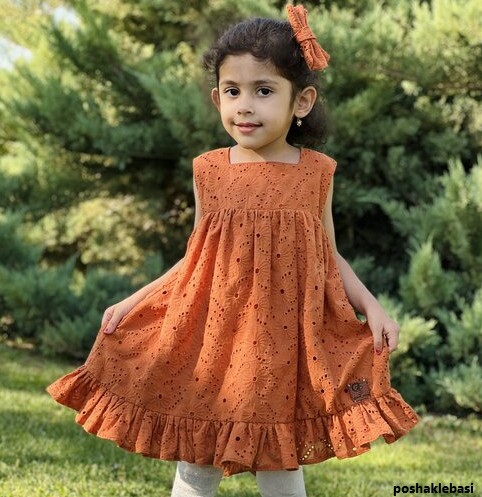 مدل لباس کودک دخترانه با الگو