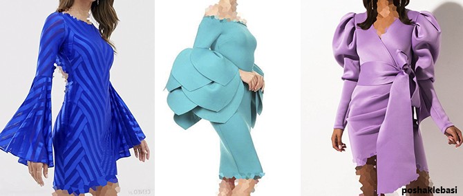 مدل لباس استین تور