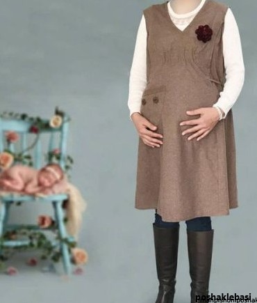 مدل لباس حاملگی زمستانی جدید