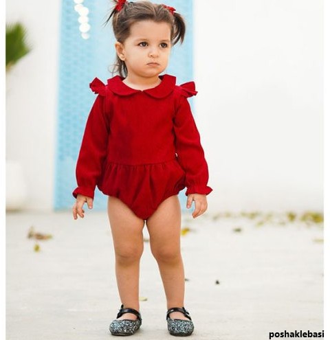 مدل لباس نوزادی مجلسی دخترانه