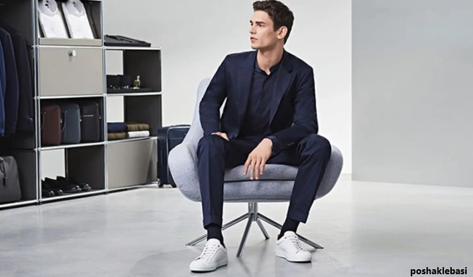 مدل کفش مردانه با شلوار پارچه ای