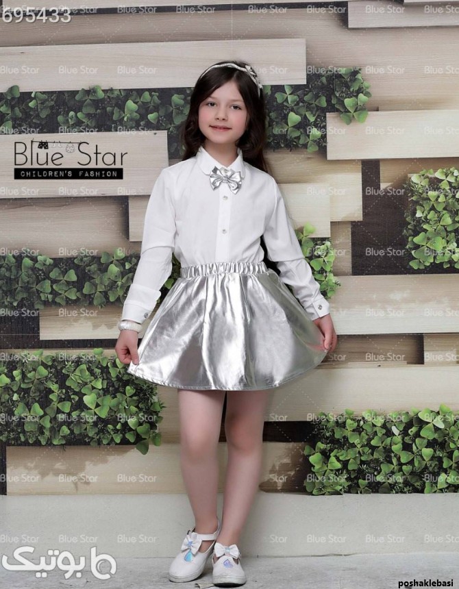مدل لباس دختر بچه با پارچه چرم