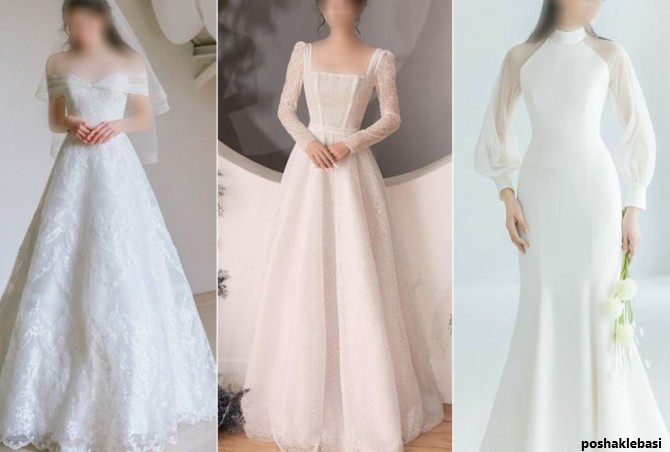 مدل لباس عروس میدی