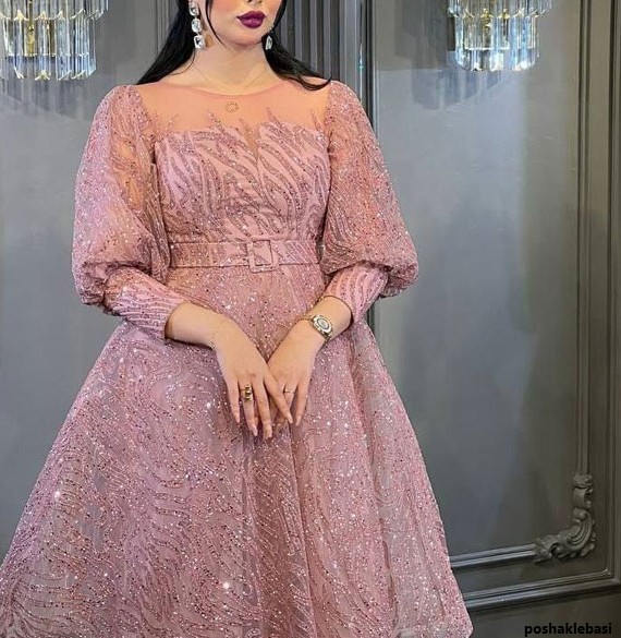 مدل لباس با پارچه گیپور زنانه