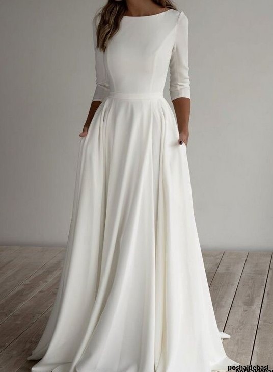 مدل لباس ساتن عروس