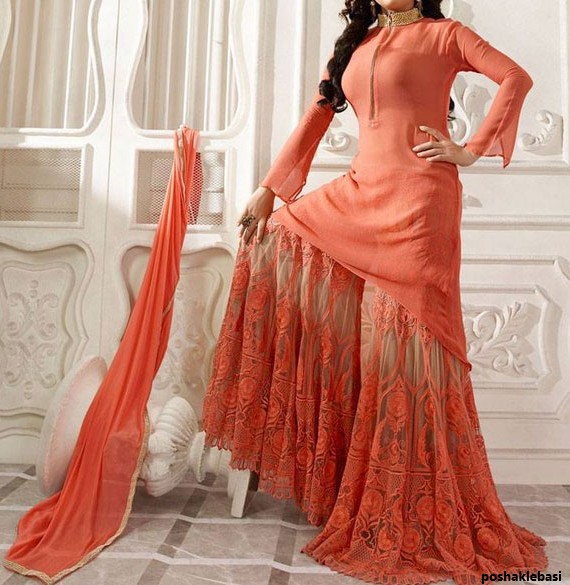 مدل لباس هندی پولکی