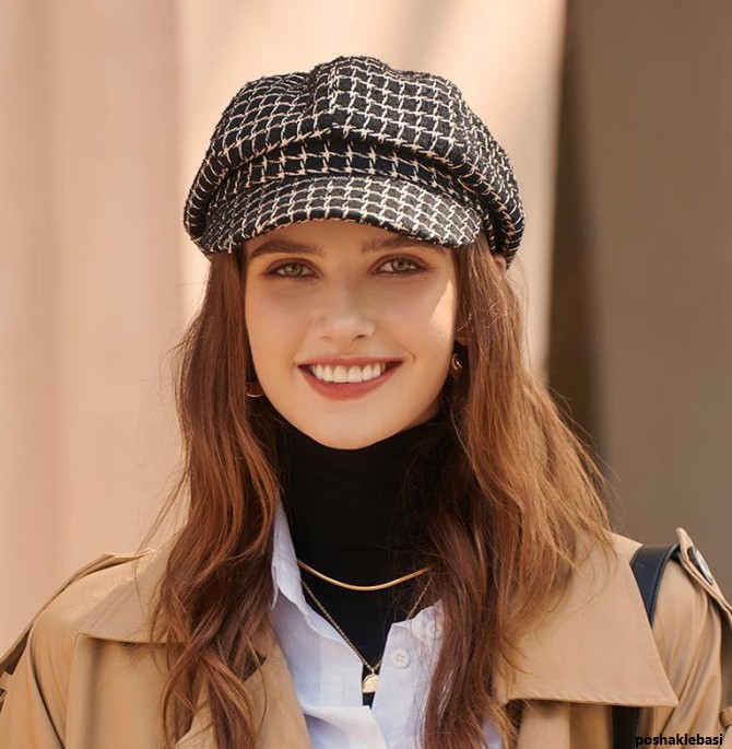 مدل کلاه بافتنی دخترانه فرانسوی