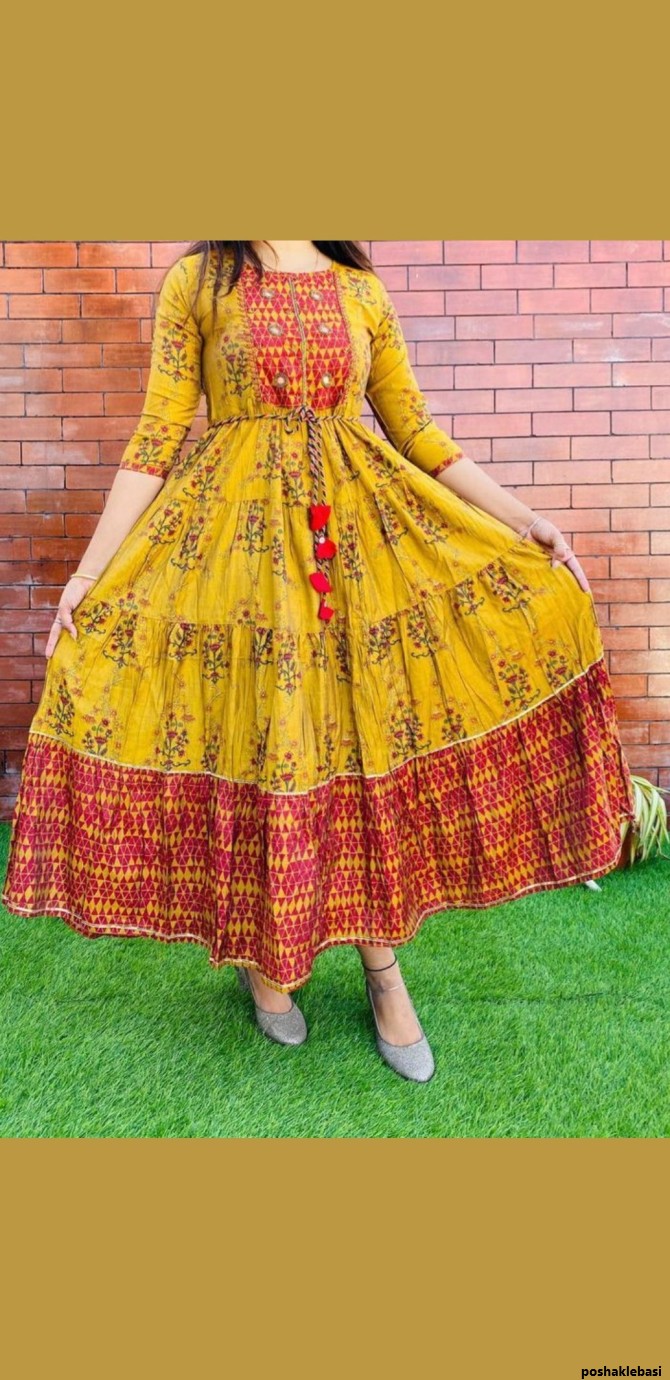 مدل لباس هندی پولکی