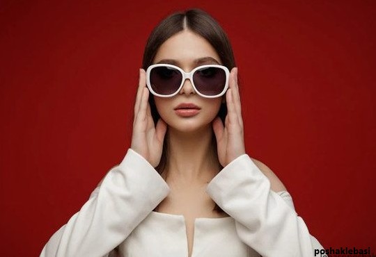 مدل عینک آفتابی زنانه برای صورت لاغر